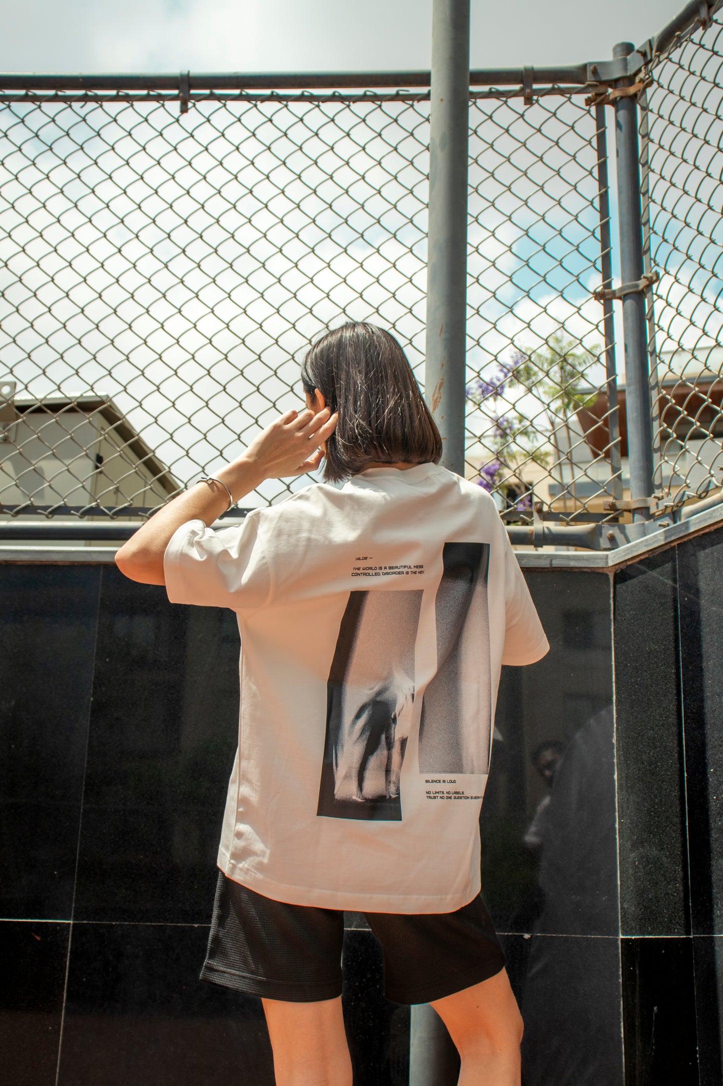 Bitmapped Oversized Tee