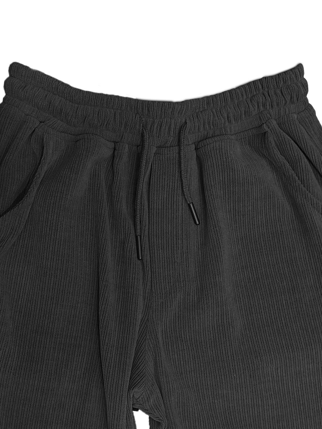 Wide Leg Corduroy Drawstring Pants
