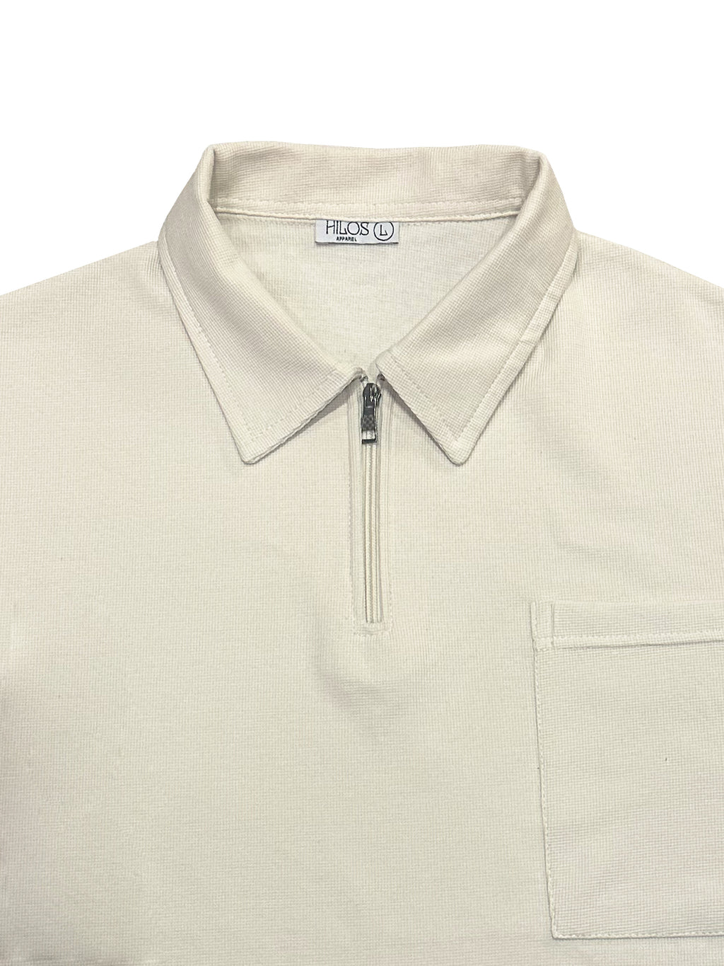 Sudadera Quarter Zip - Beige