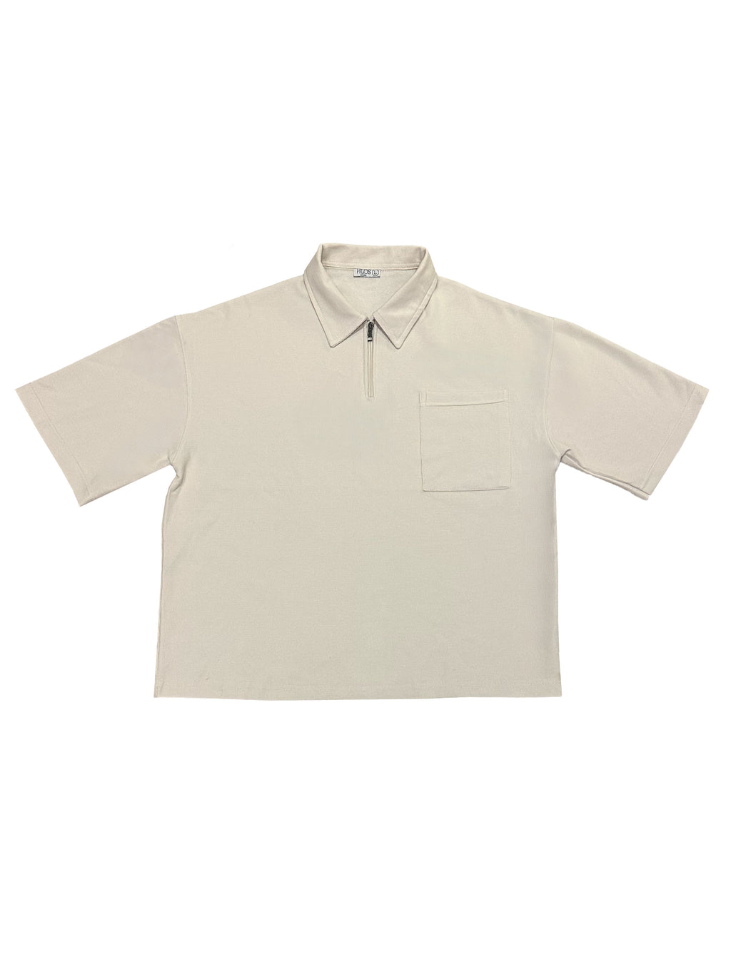 Sudadera Quarter Zip - Beige