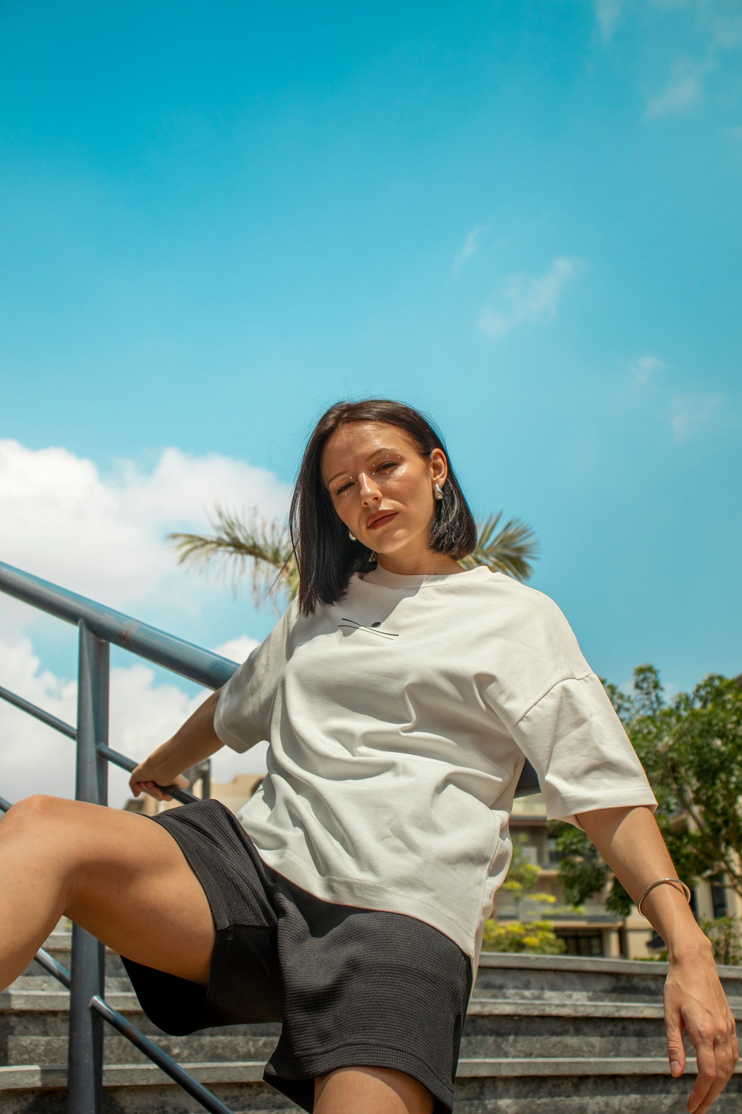 Bitmapped Oversized Tee